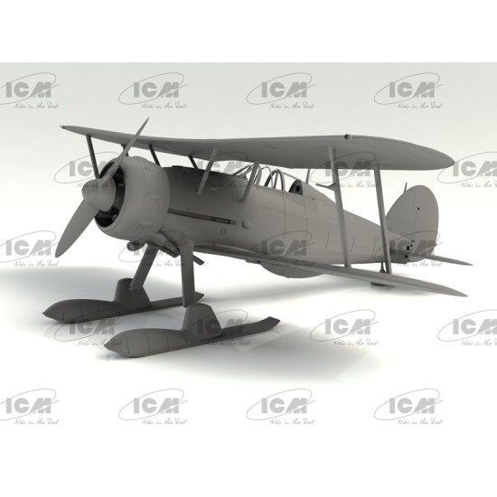 ICM 32044 - 1/32 - J-8 Gladiator, WWII Swedish Fighter scale model plastic kit