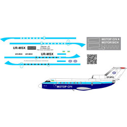 BSmodelle 720398 - 1/72 Yakovlev Yak-40 Motor Sich decal for aircraft model kit