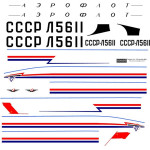 BSmodelle 720428 - 1/72 Tupolev Tu-114 Aeroflot 60th scale decal for aircraft