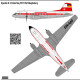 BSmodelle 720434 - 1/72 ILyusin Il-14P INTERFLUG decal scale for aircraft model