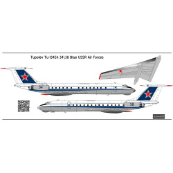 BSmodelle 720395_1 - 1/72 Tupolev Tu-134Sh Blue 34,38 decal scale for aircraft