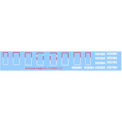 BSmodelle 720516 - 1/72 MC Donnel Douglas DC-10 decal for aircraft plastic model