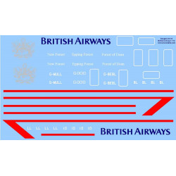 BSmodelle 720515 - 1/72 MC Donnel Douglas DC-10 decal for aircraft plastic model