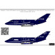 BSmodelle 720524 - 1/72 Dassault Falcon20 Cobham Aviation Service decal scale