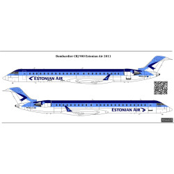 BSmodelle 720553 - 1/72 Bombardier CRJ900 Estonian Air decal for aircraft model