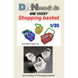 Dan Models 35297 - 1/35 shopping basket for shops Set of 6 pcs resin 3D printing