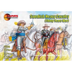SWEDISH HEAVY CAVALRY horses 12 fig 1/72 MARS figures 72036