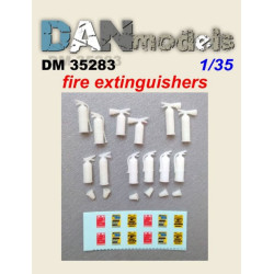 Dan Models 35283 Fire-extinguishers (12 pcs) Set of parts scale plastic kit