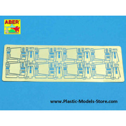 Ammo boxes for German MG 34 & MG 42 PE set 1/35 Aber 35A071