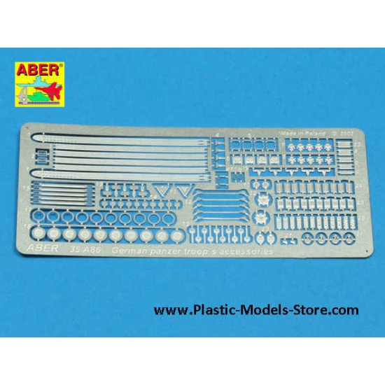 German panzer troops accessories PE set 1/35 Aber 35A086