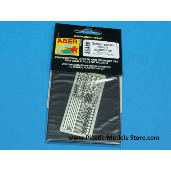 German panzer troops accessories PE set 1/35 Aber 35A086