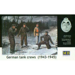 German tank crew 4 fig KIT 1 WWII 1/35 Master Box 3507