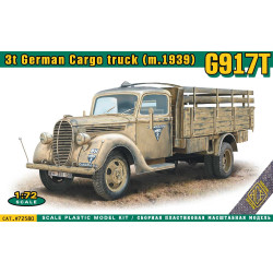 ACE 72580 - 1/72 G917T 3t German Cargo truck scale plastic model kit