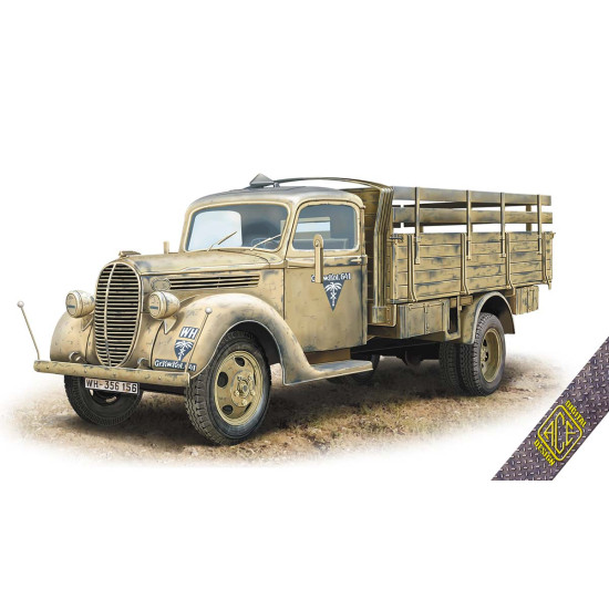 ACE 72580 - 1/72 G917T 3t German Cargo truck scale plastic model kit