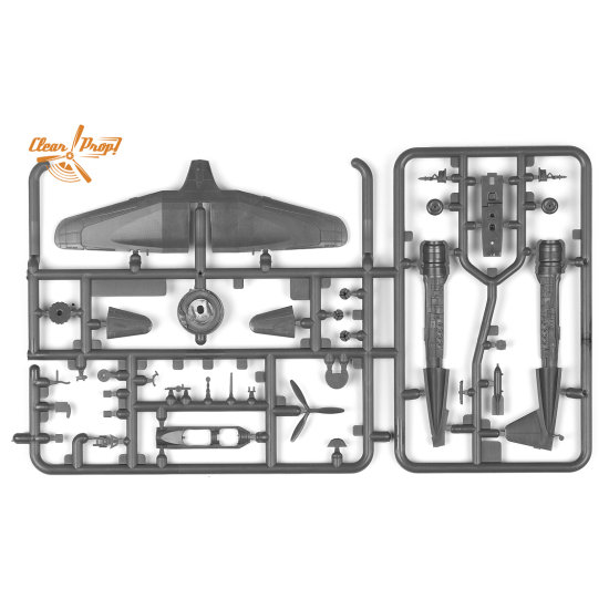 Clear Prop CP144003 - 1/144 Ki-51 Sonia x2 in foreign service Starter kit