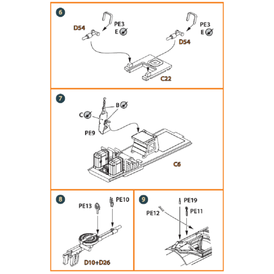 Clear Prop CPA72026 - 1/72 Ki-51 Sonia detail set (all versions) for scale model