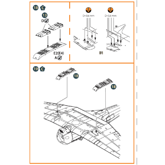 Clear Prop CPA72026 - 1/72 Ki-51 Sonia detail set (all versions) for scale model