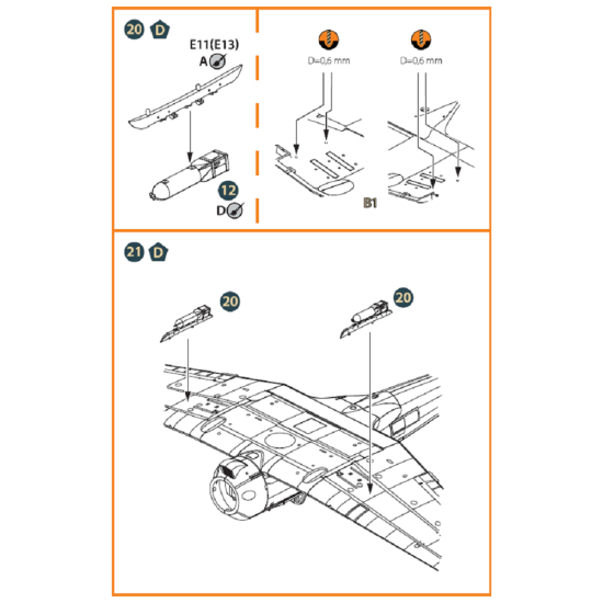 Clear Prop CPA72026 - 1/72 Ki-51 Sonia detail set (all versions) for scale model
