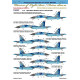 Foxbot 144-002 - 1/144 Decals for Digital Su-27S/P scale model kit