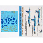 Us Stock Foxbot 144-002 - 1/144 Decals For Digital Su-27s/P Scale Model Kit