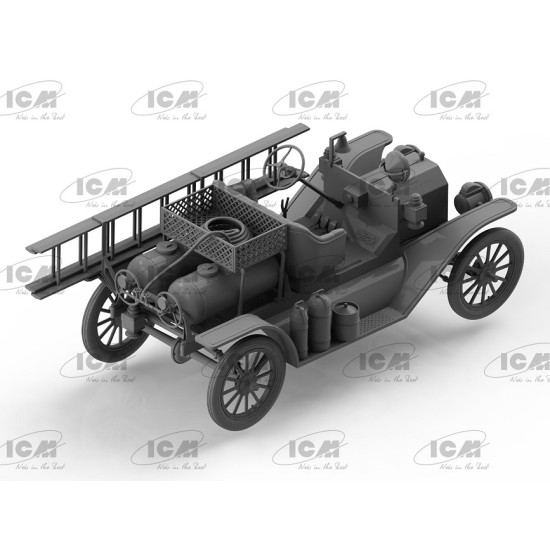 ICM 35605 - 1/35 Model T 1914 Fire Truck American Car. Scale plastic model kit
