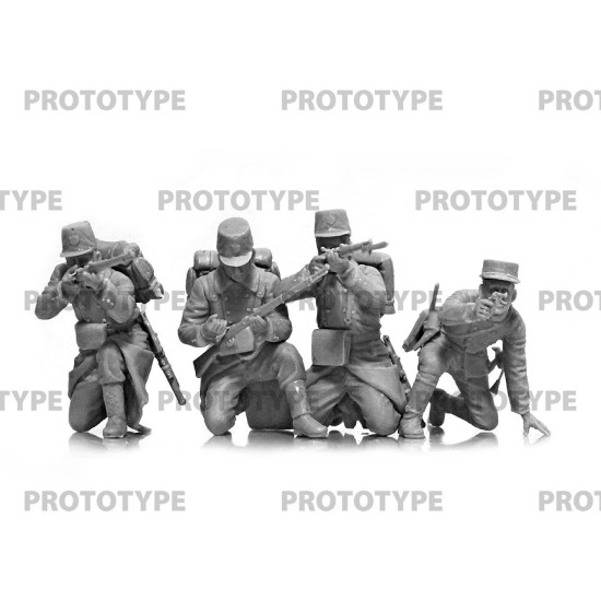 ICM 35680 - 1/35 WWI Belgian Infantry. Scale plastic model kit