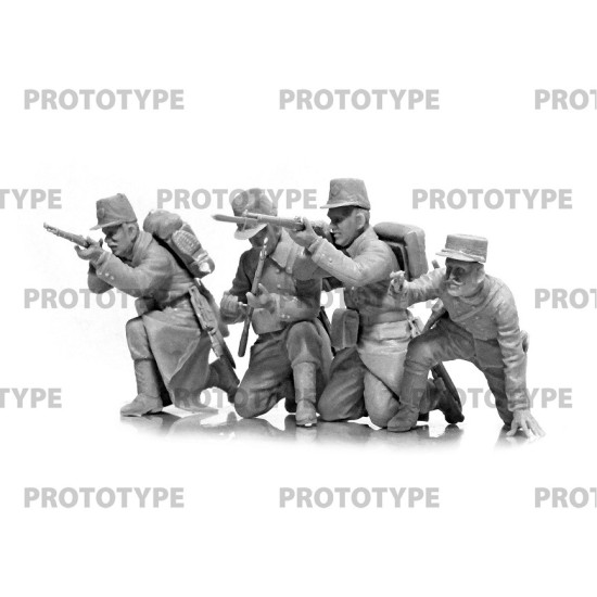 ICM 35680 - 1/35 WWI Belgian Infantry. Scale plastic model kit