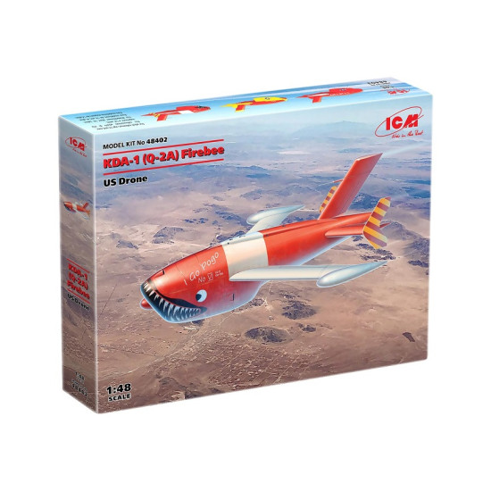 ICM 48402 - 1/48 KDA-1(Q-2A) Firebee US Drone scale model plastic kit