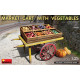 Miniart 35623 - 1/35 scale Market Cart with Vegetables model plastic kit