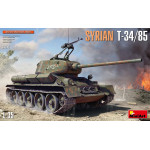 Miniart 37075 - 1/35 scale SYRIAN T-34/85 plastic model kit WWII Miniatures
