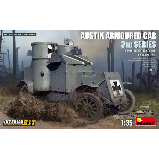 Miniart 39010 - 1/35 Austin Armoured car 3RD Series german austro-hungarian