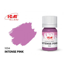 ICM 1004 - Acrylic paint, Intense Pink. Volume, ml: 12. Waterproof