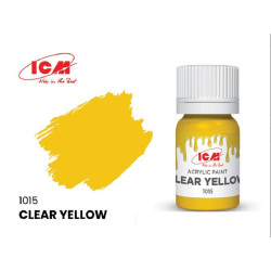 ICM 1015 - Acrylic paint, Clear Yellow. Volume, ml: Waterproof