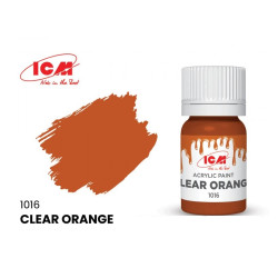 ICM 1016 - Acrylic paint, Clear Orange. Volume, ml: Waterproof