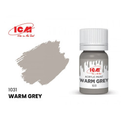 ICM 1031 - Acrylic paint, Warm Grey. Volume, ml: Waterproof