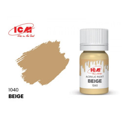 ICM 1040 - Acrylic paint, Beige. Volume, ml: Waterproof