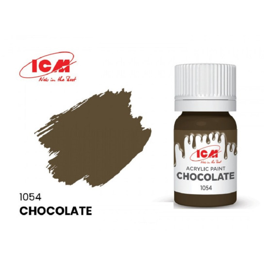 ICM 1054 - Acrylic paint, Chocolate (Chipping). Volume, ml: Waterproof