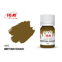 ICM 1062 - Acrylic paint, British Khaki. Volume, ml: Waterproof