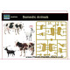 Domestic Animals. Cows 1/35 Master Box 3566