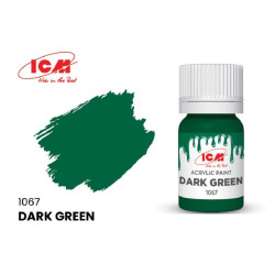 ICM 1067 - Acrylic paint, Dark Green. Volume, ml: Waterproof