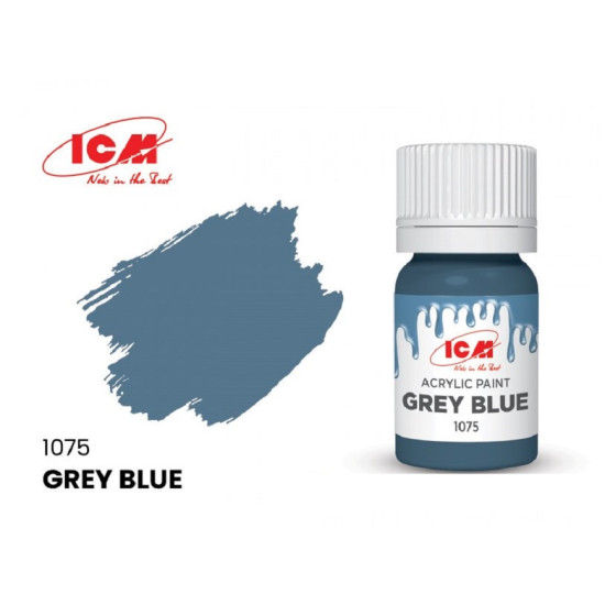ICM 1075 - Acrylic paint, Grey Blue. Volume, ml: Waterproof