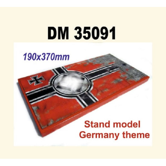 Dan Models 35091 - Stand for the model. Germany theme. No. Size: 190 * 370