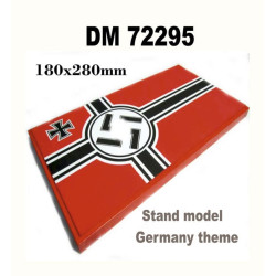 Dan Models 72295 - Stand for the model. Germany theme. Size: 180 * 280