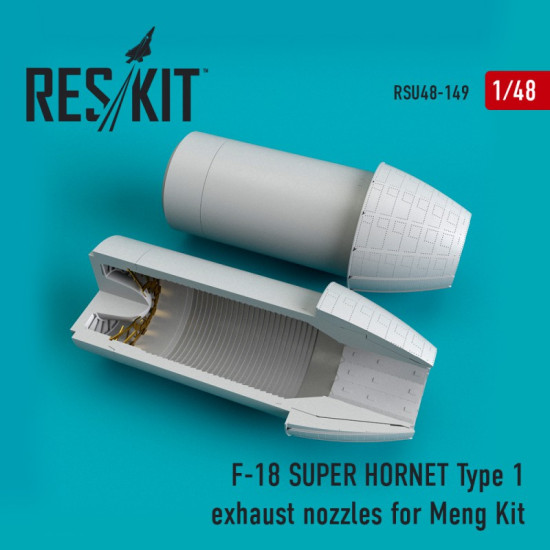 Reskit RSU48-0149 - 1/48 F-18 SUPER HORNET Type 1 exhaust nozzles for MENG Kit