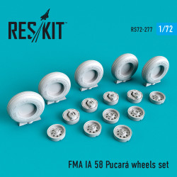 Reskit RS72-0277 - 1/72 FMA IA 58 Pucara wheels set for scale model kit