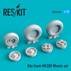 Reskit RS72-0304 - 1/72 BAe Hawk MK200 Wheels set for scale model kit