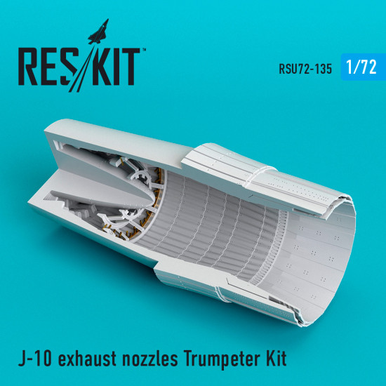 Reskit RSU72-0135 - 1/72 J-10 exhaust nozzles Trumpeter model Kit