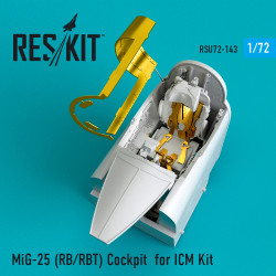 Reskit RSU72-0143 - 1/72 MiG-25 (RB/RBT) Cockpit for ICM Kit scale model