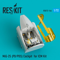 Reskit RSU72-0144 - 1/72 MiG-25 (PD/PDS) Cockpit for ICM Kit scale model