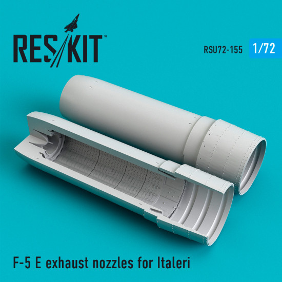 Reskit RSU72-0155 - 1/72 F-5 E exhaust nozzles for Italeri scale model kit